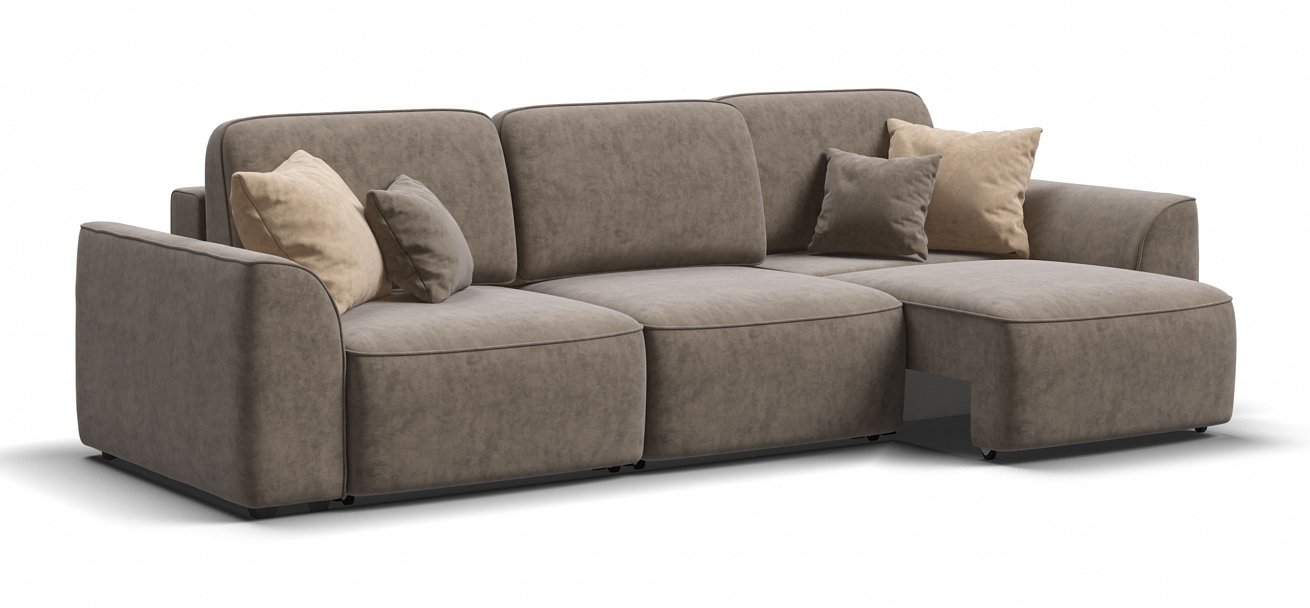 Диван Кинг Модуль Макс велюр Роял тауп