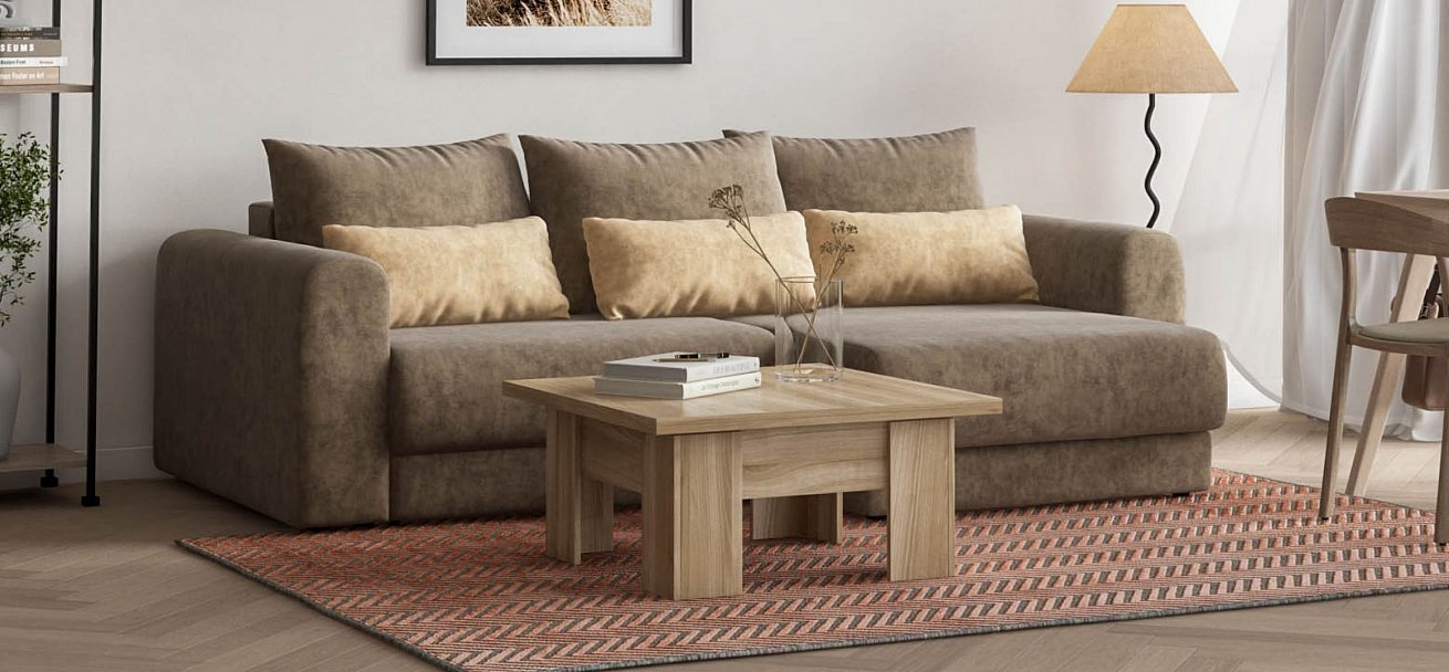 Модульный угловой диван Ричмонд Модуль велюр Роял тауп