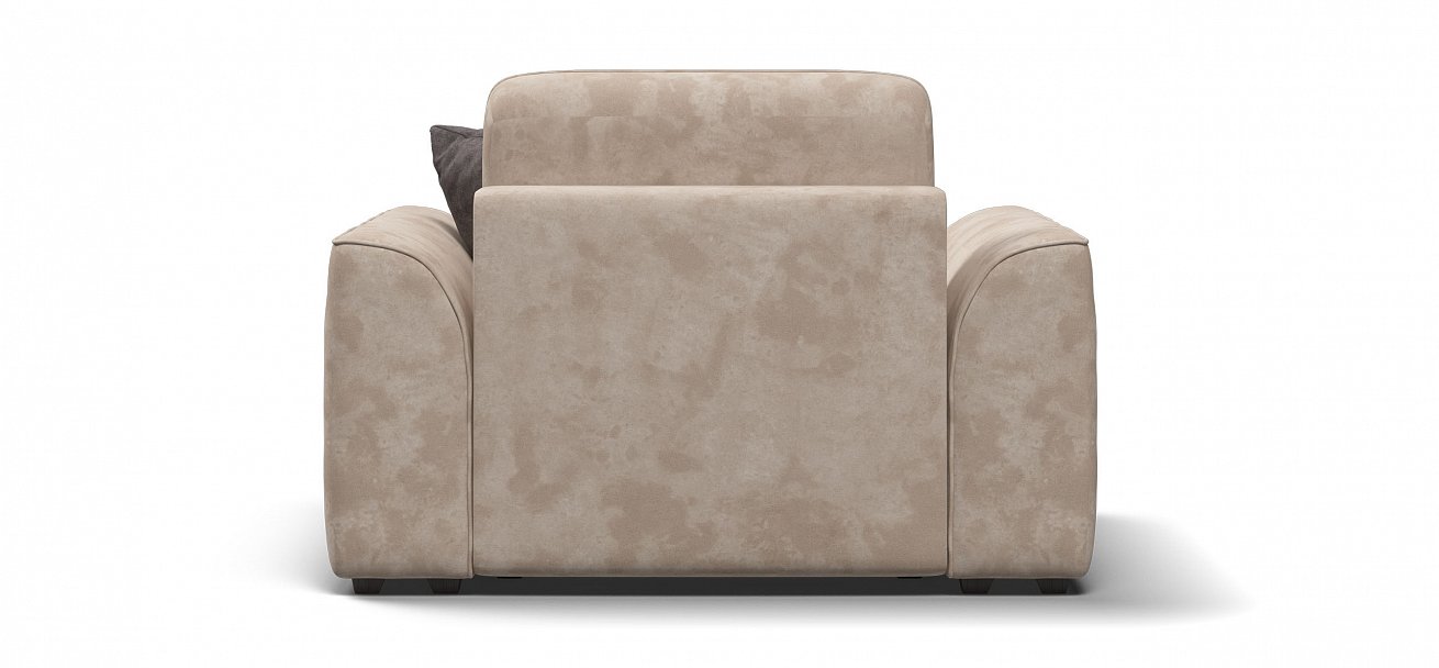 Кресло Кинг Модуль велюр Алькантара пепел