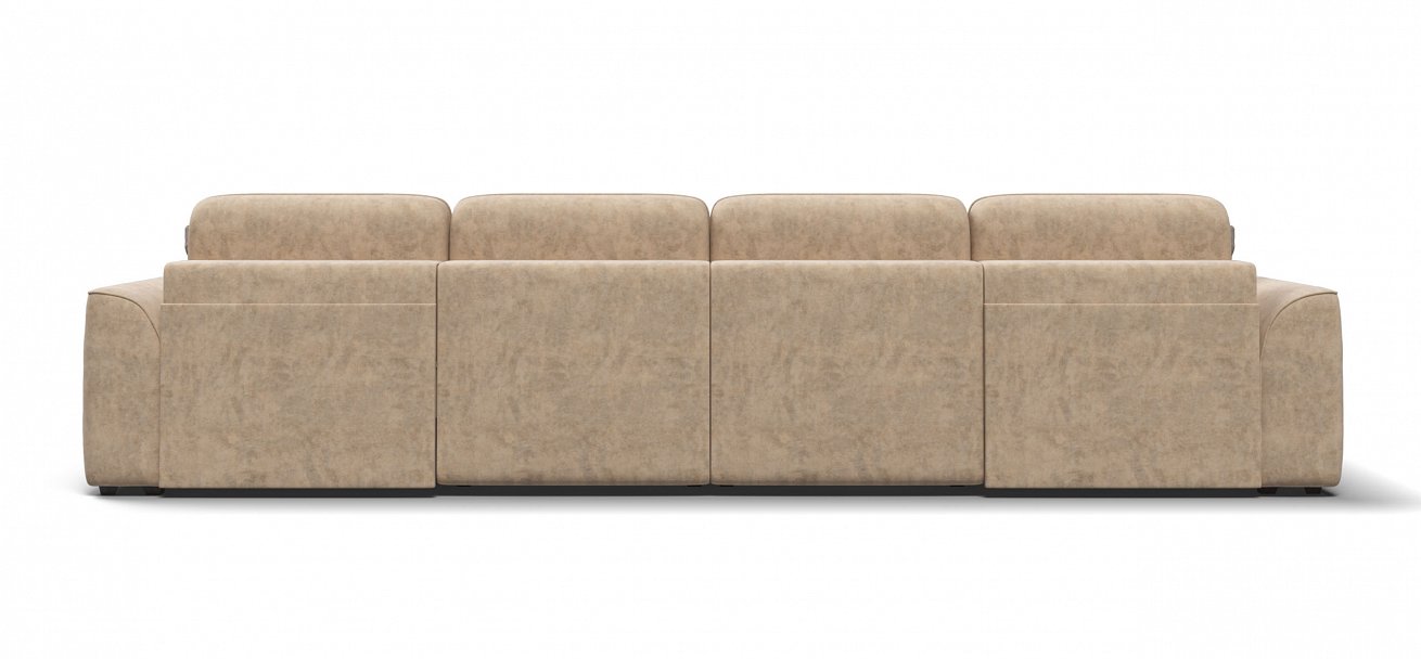 П-образный диван Кинг Модуль велюр Роял шампань