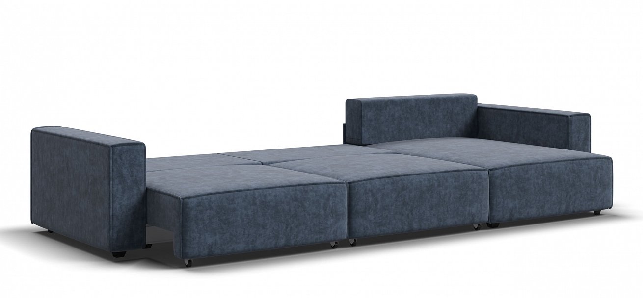 Угловой диван Босс Софт Модуль Макс велюр Роял синий