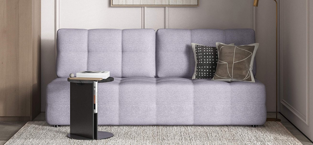 Диван Денди Мини Рогожка Мальмо платина