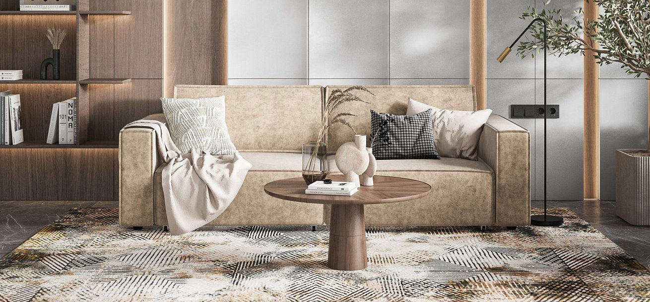 Диван Босс Софт Модуль велюр Роял тауп