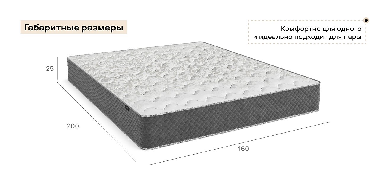 Босс Дрим - матрас 160*200