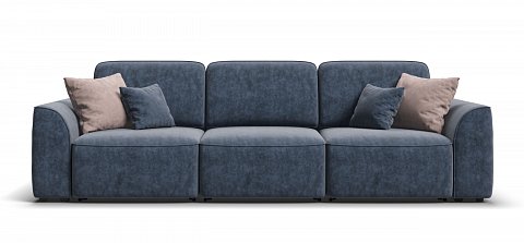 Диван Кинг Модуль Макс велюр Роял синий 2