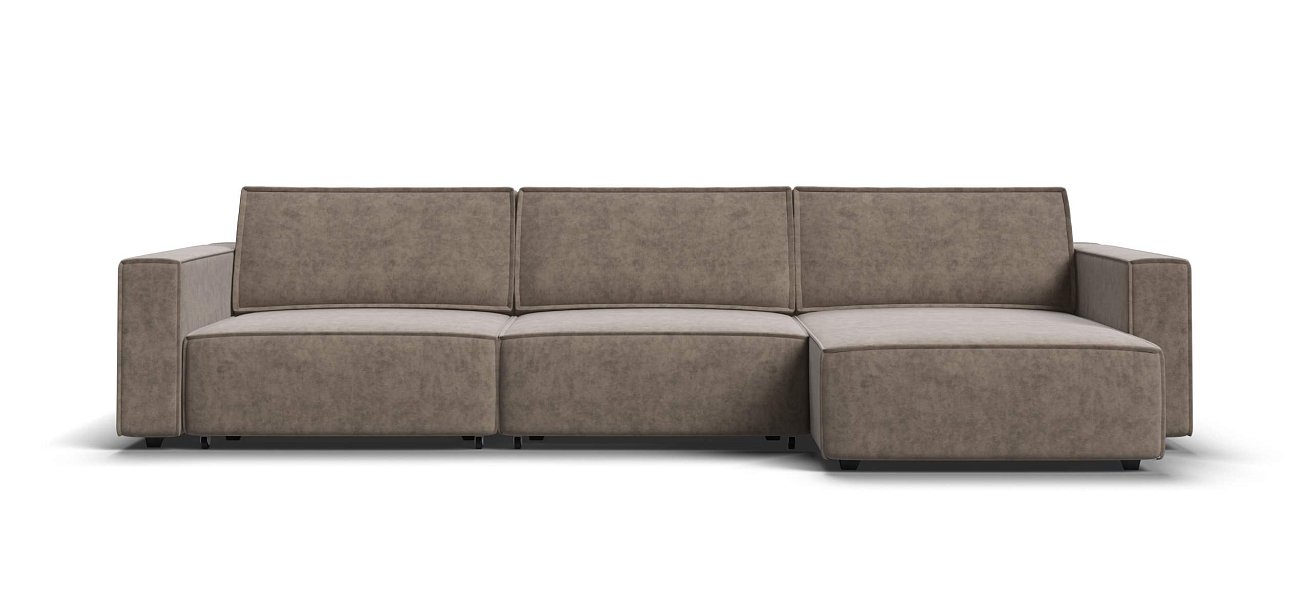 Угловой диван Босс Софт Модуль Макс велюр Роял тауп