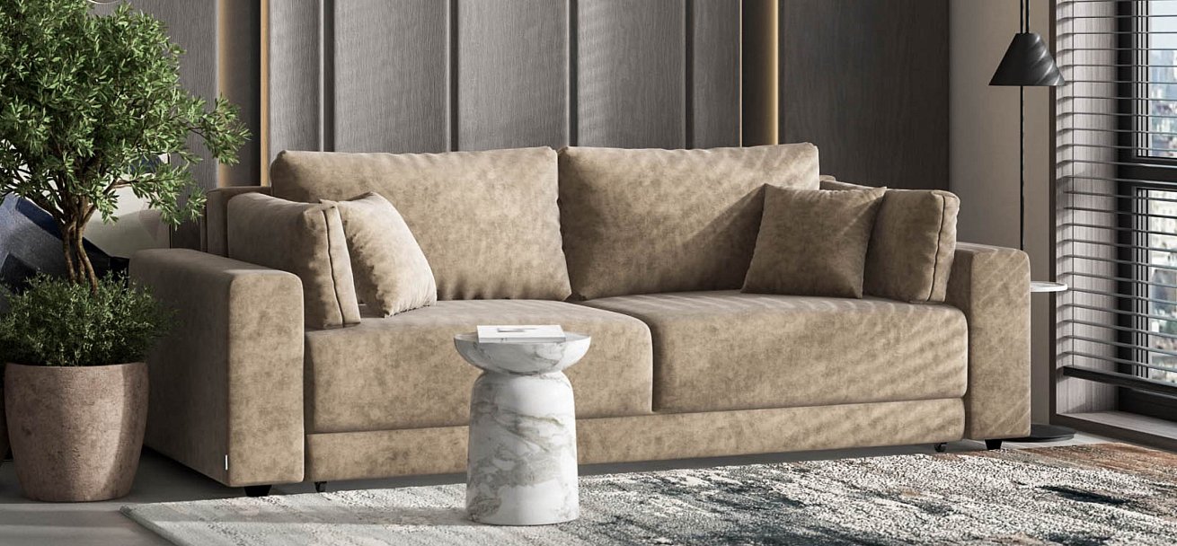 Диван Босс Прайм велюр Роял тауп