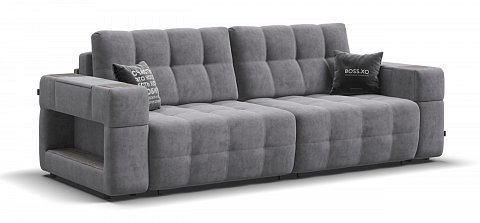 Диван Босс ХО велюр Роял агат / Камень