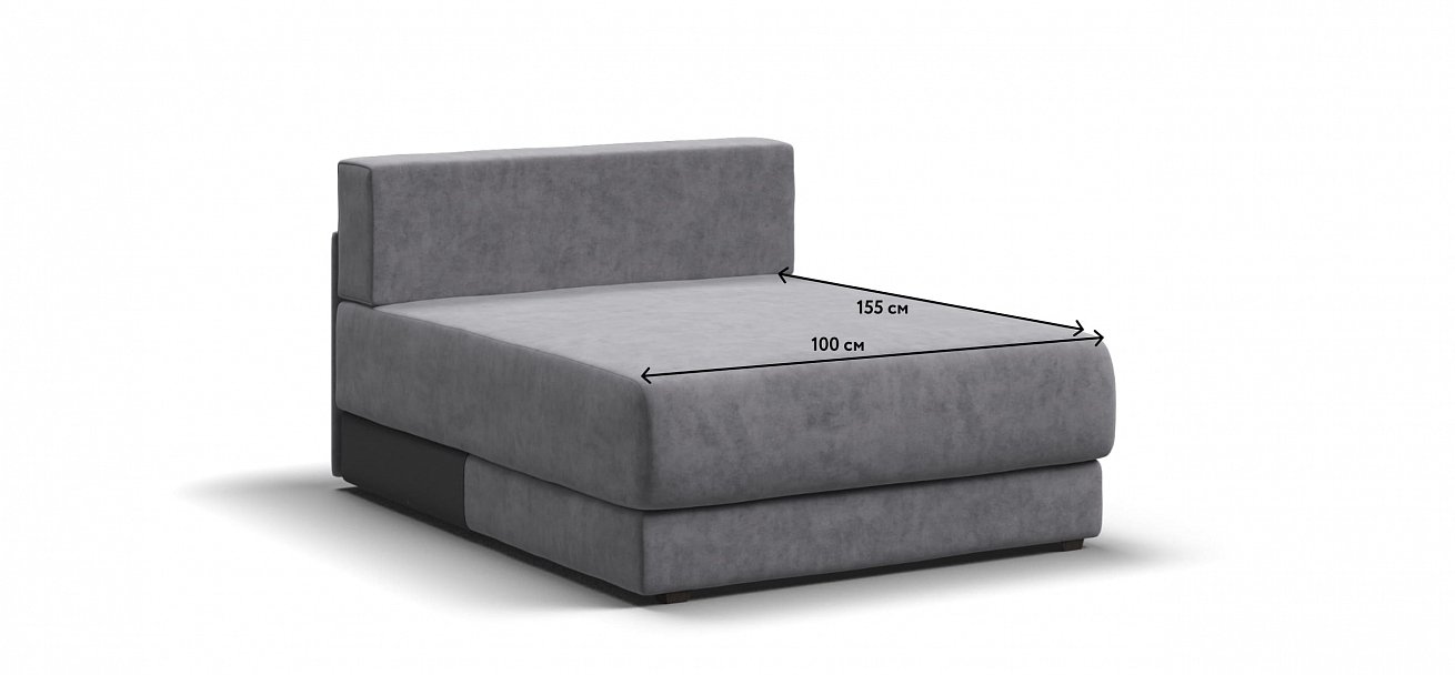 Ричмонд Модуль оттоманка велюр Роял агат