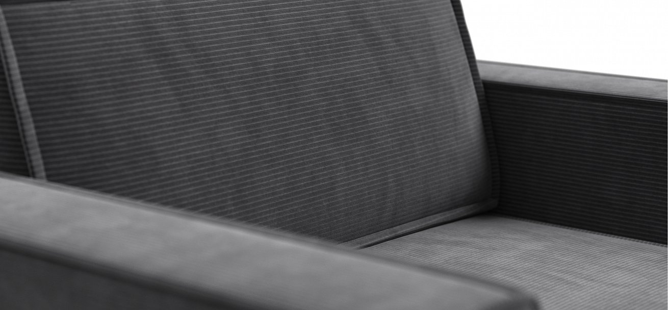 Кресло Босс Софт Модуль Вельвет Корд графит