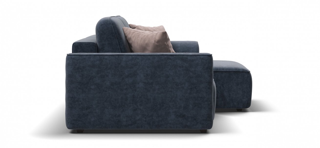 Угловой диван Кинг Модуль велюр Роял синий