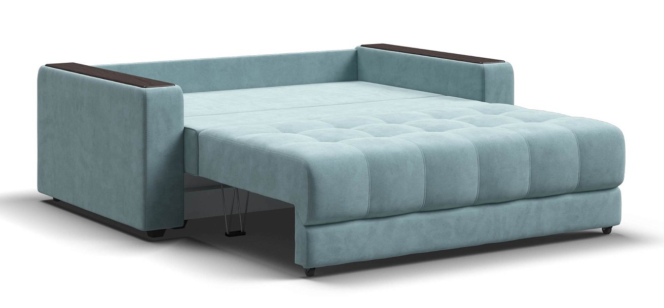 Диван Босс двухместный велюр Монолит аква