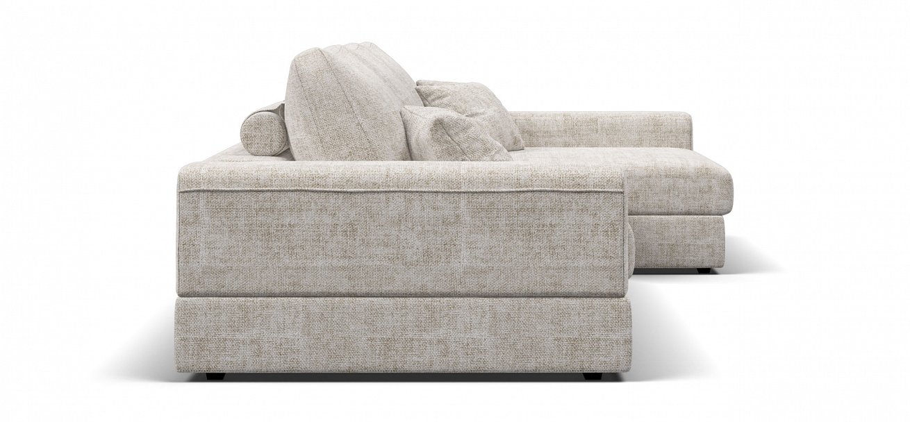 Угловой диван-кровать Босс Модуль ХЛ Шенилл Смарт кварц