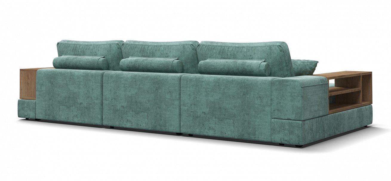 Угловой диван-кровать Босс Модуль ХЛ Шенилл Глосс минт