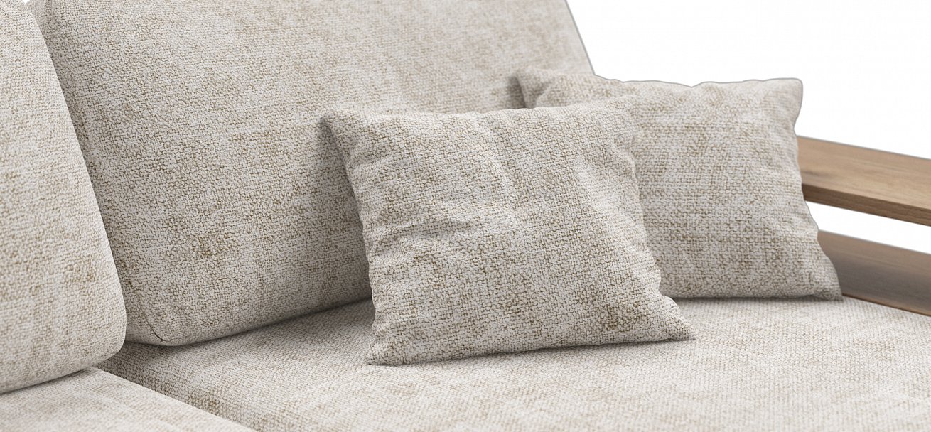 Угловой диван-кровать Босс Модуль ХЛ Шенилл Смарт кварц