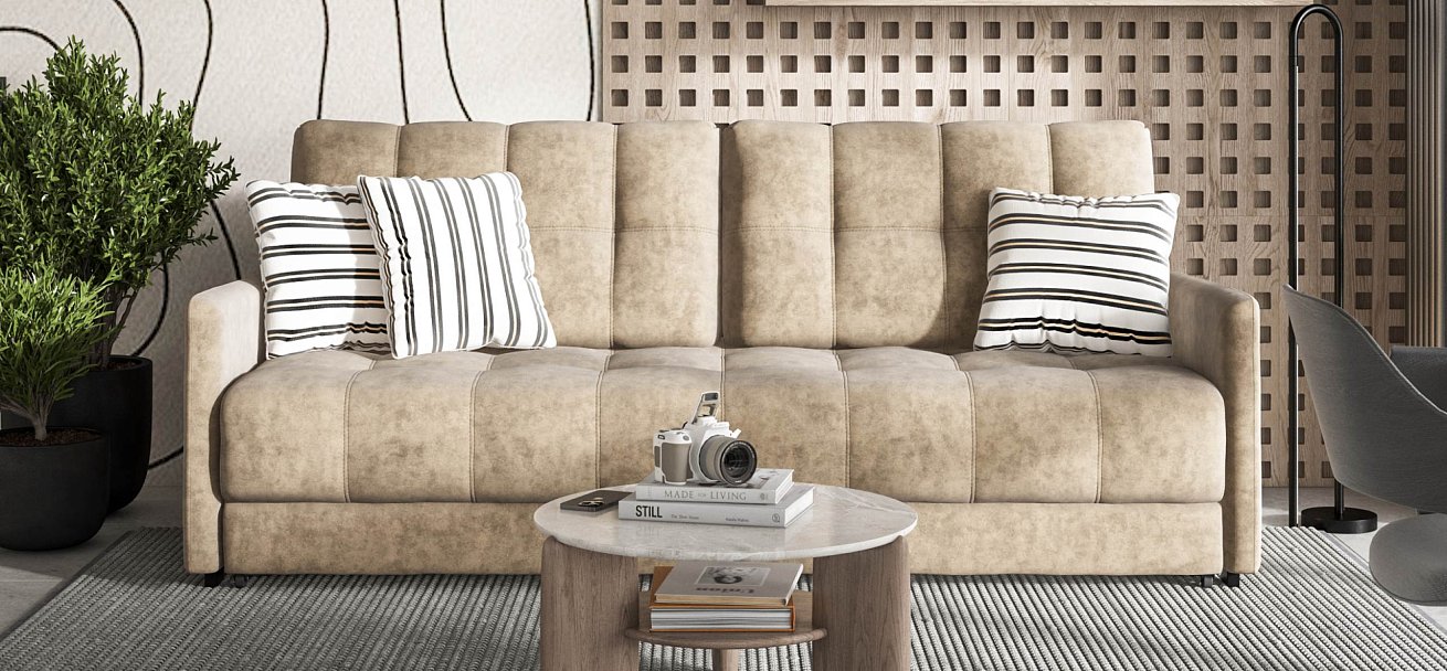 Диван Босс Лофт велюр Роял тауп