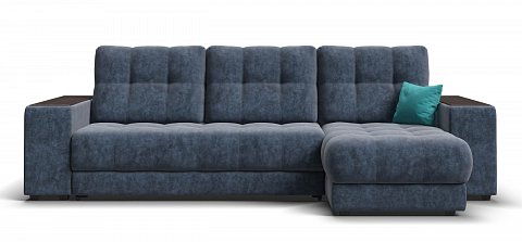 Угловой диван Босс ХЛ велюр Роял синий 1