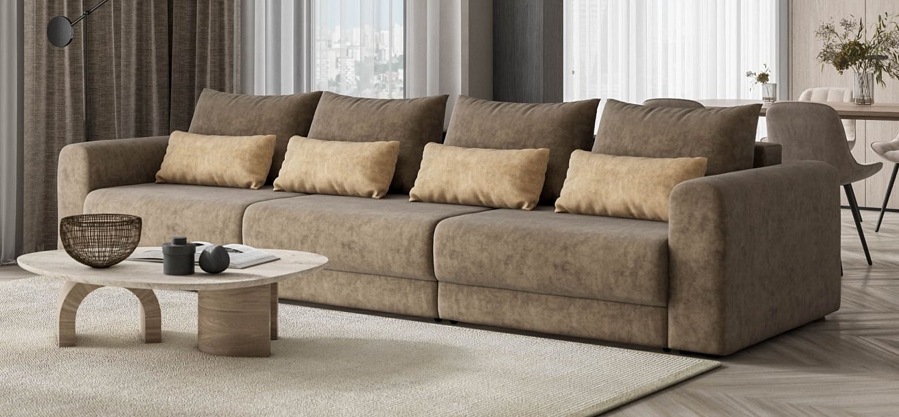 Модульный диван Ричмонд Модуль Макс велюр Роял тауп