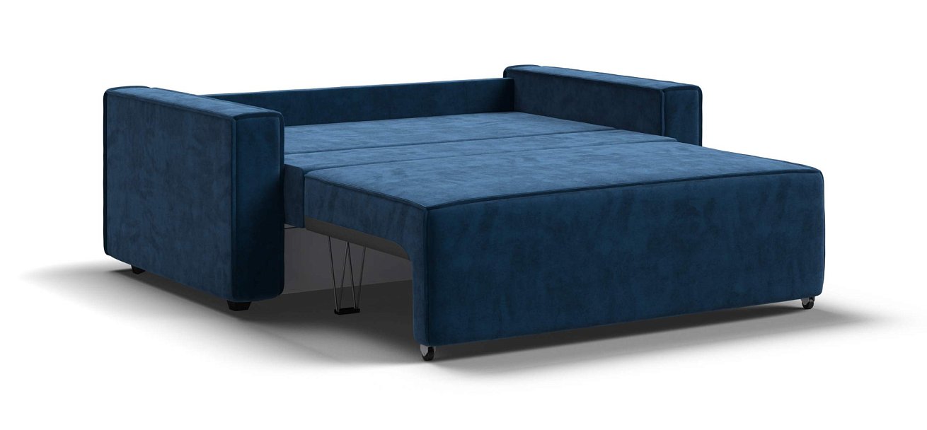 Диван Норд двухместный велюр Монолит синий