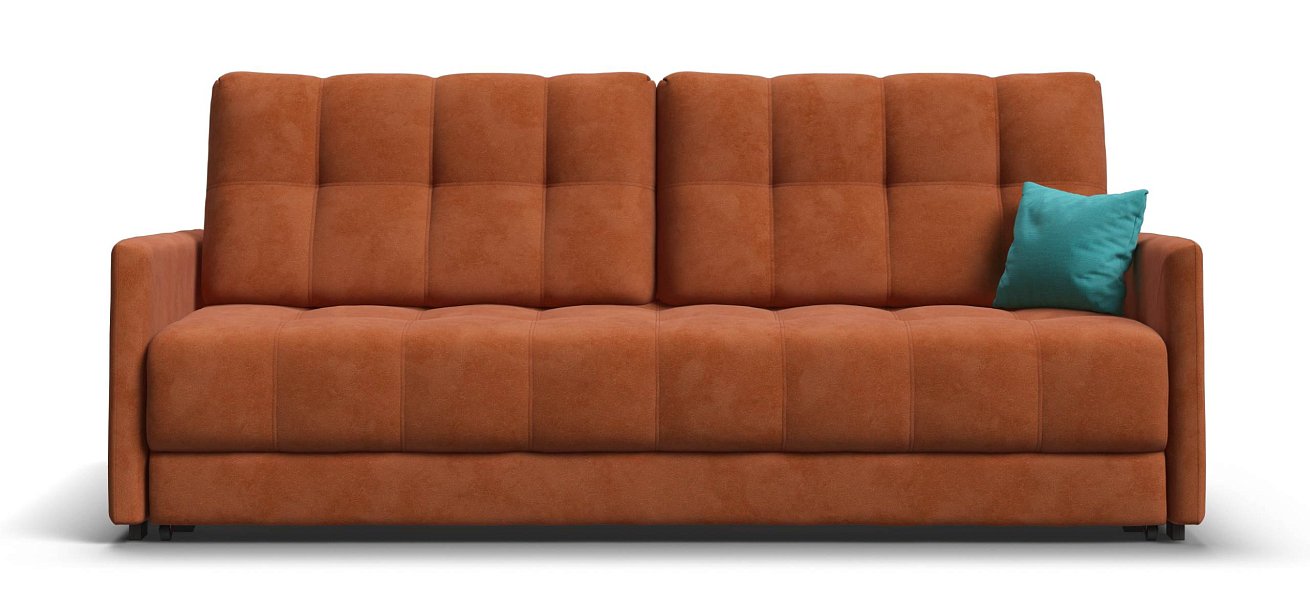 Диван Босс Лофт велюр Алькантара оранж