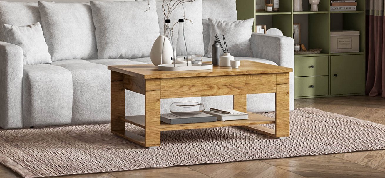 Стол журнальный Люкс Крафт табачный