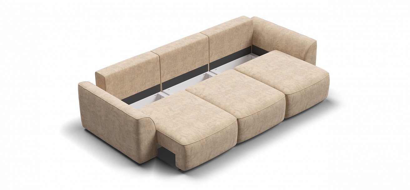 Диван Кинг Модуль Макс велюр Роял шампань