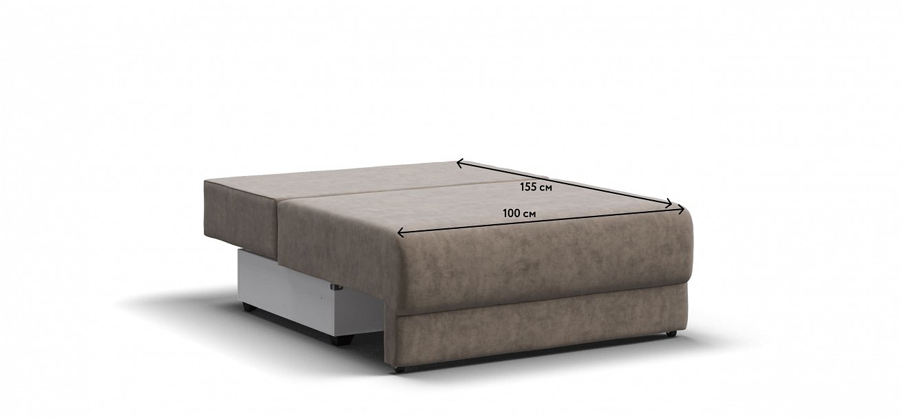 Ричмонд Модуль спальное место велюр Роял тауп