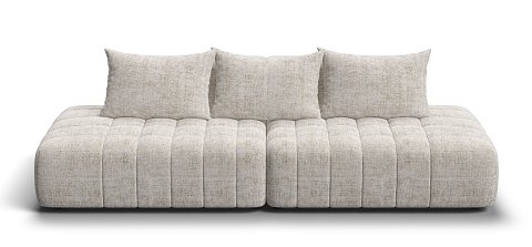 Диван Босс Твин прямой Шенилл Смарт кварц 1