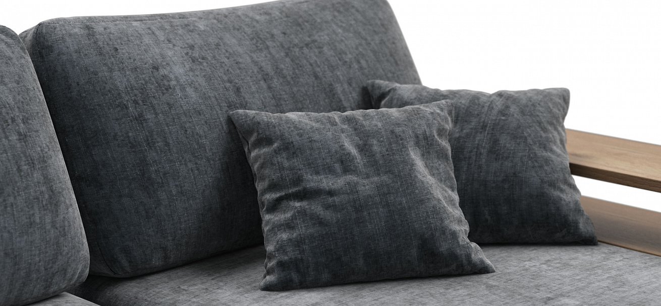 Диван-кровать Босс Модуль Макс Шенилл Глосс карбон