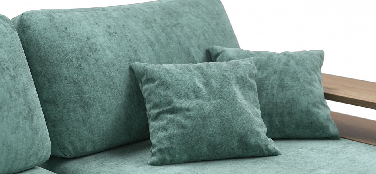 П-образный диван-кровать Босс Модуль Шенилл Глосс минт