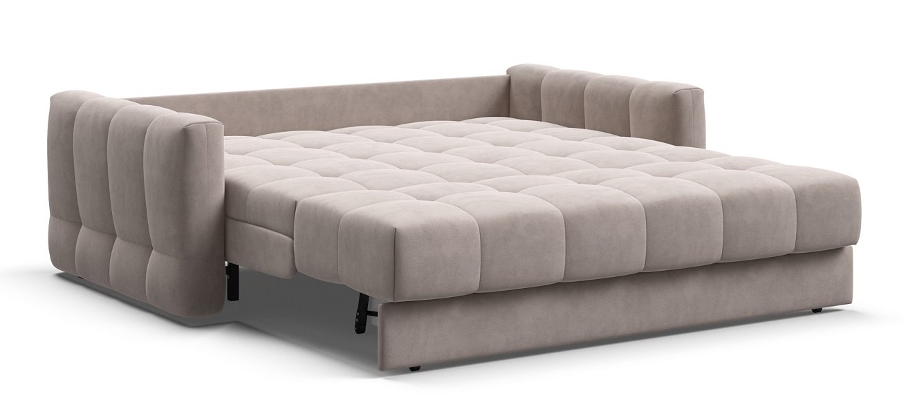 Диван Босс Слип 160 велюр Монолит латте