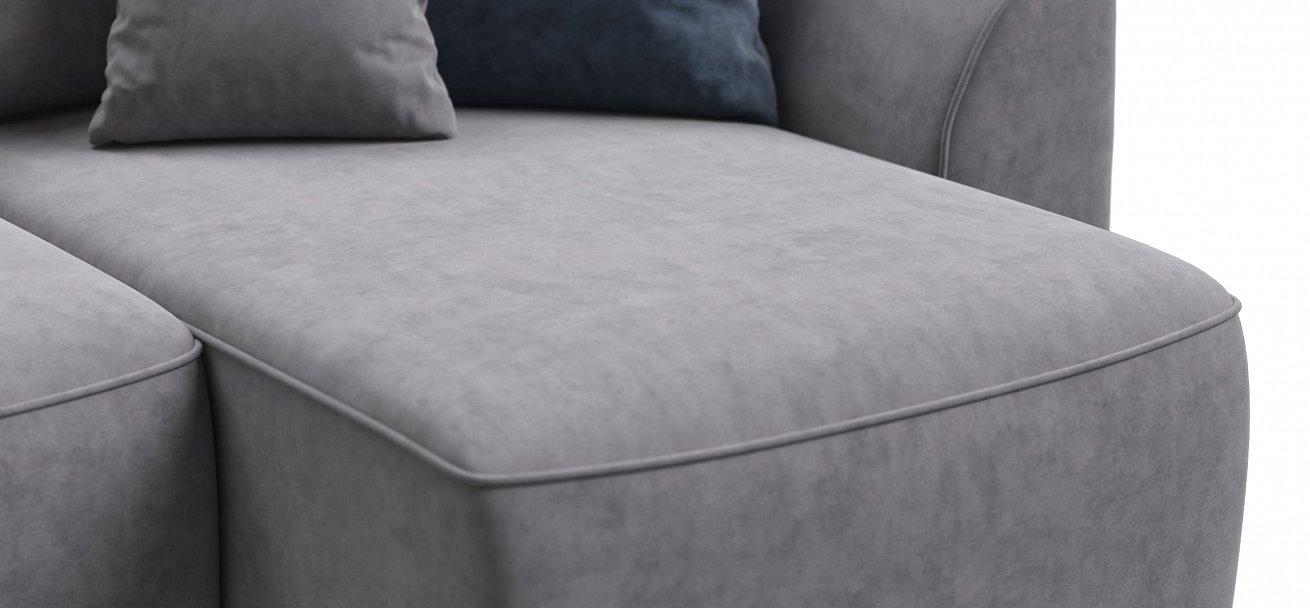 Угловой диван Кинг Модуль велюр Роял агат