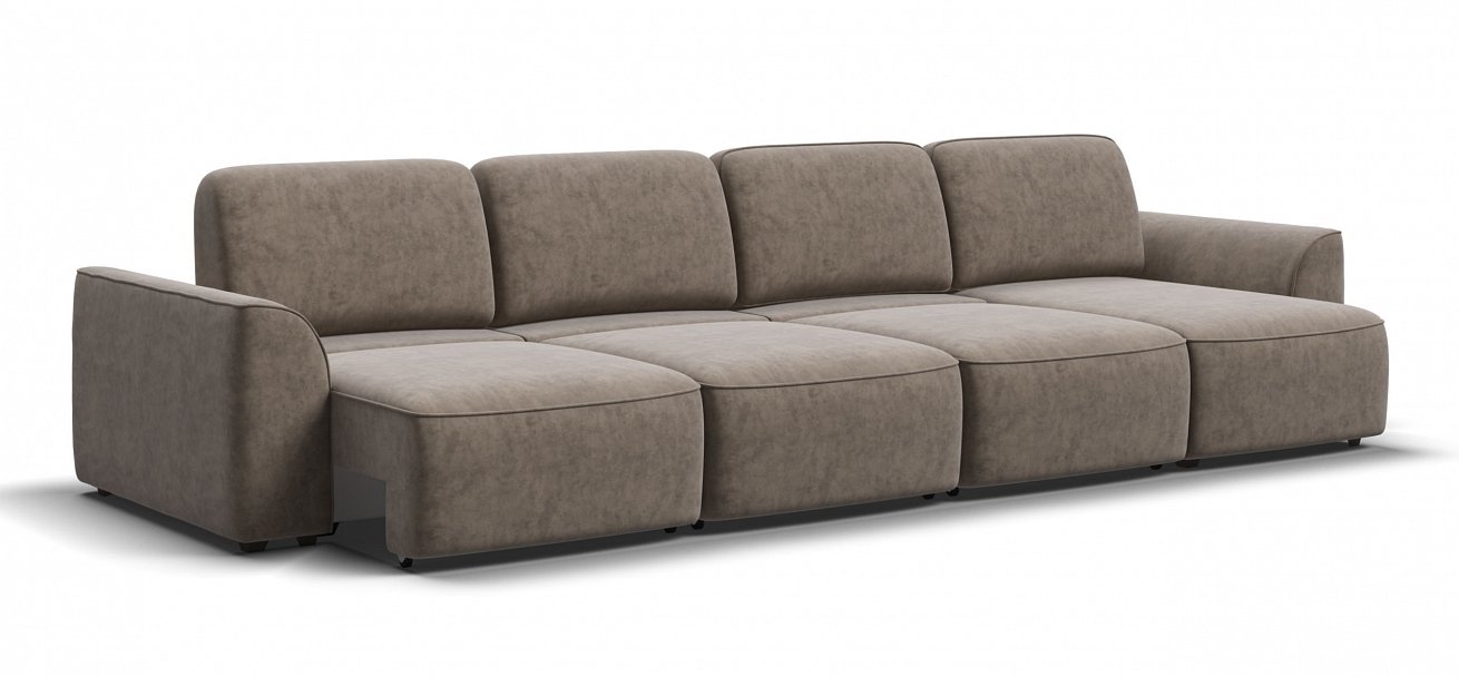 Угловой диван Кинг Модуль Макс велюр Роял тауп