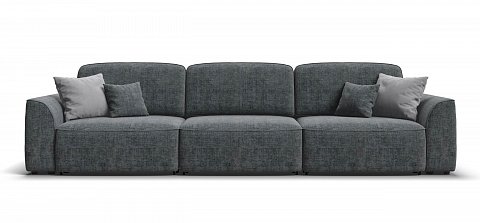 Диван Кинг Макс Шенилл Смарт серый 1