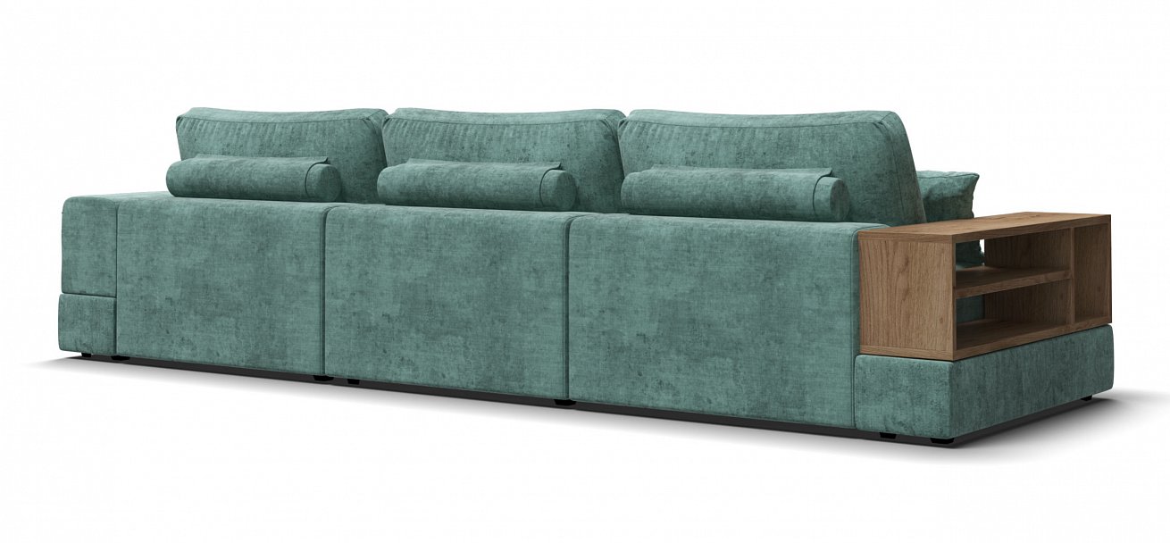 Угловой диван-кровать Босс Модуль ХЛ Шенилл Глосс минт