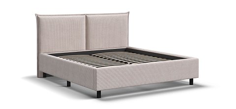 Лео Кровать 160*200 Вельвет Корд бежевый 3