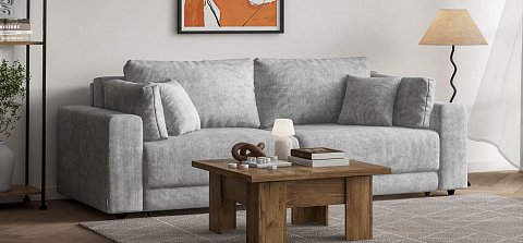 Диван Босс Прайм Вельвет Корд серый 2