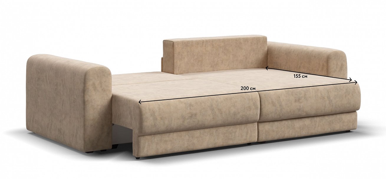 Модульный угловой диван Ричмонд Модуль велюр Роял шампань