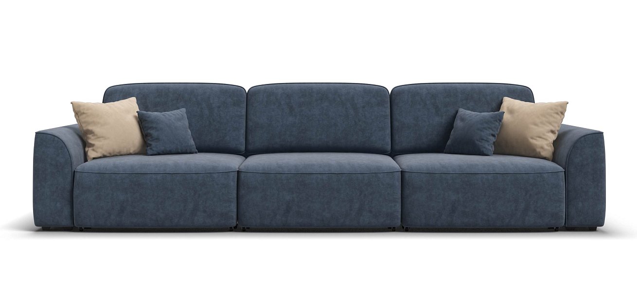 Диван Кинг Макс велюр Роял синий