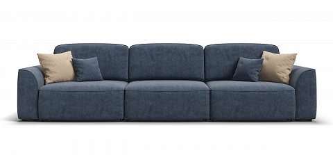 Диван Кинг Макс велюр Роял синий 1