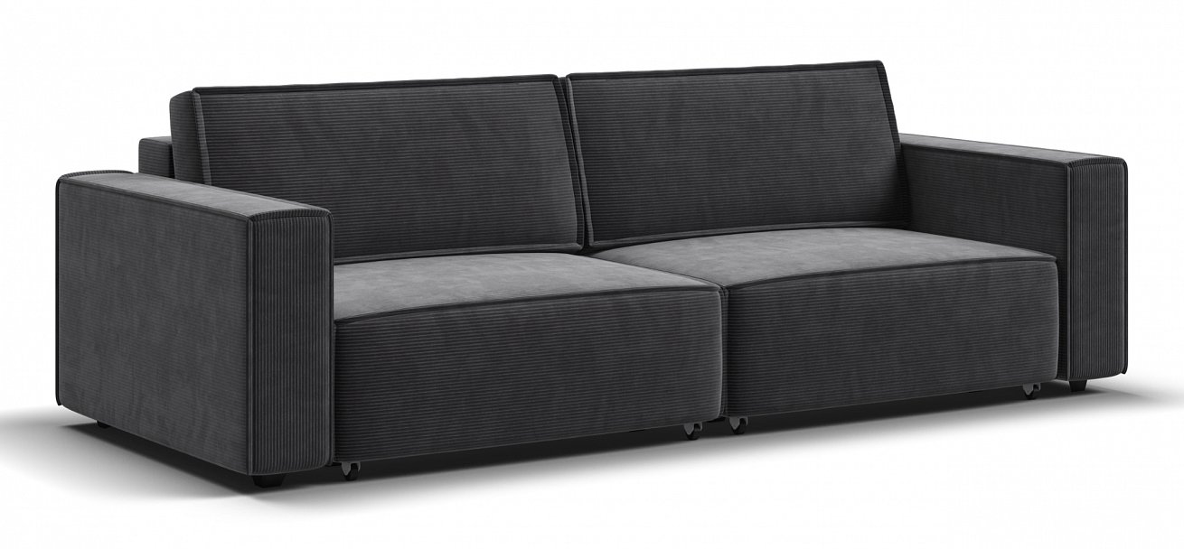 Диван Босс Софт Модуль Вельвет Корд графит