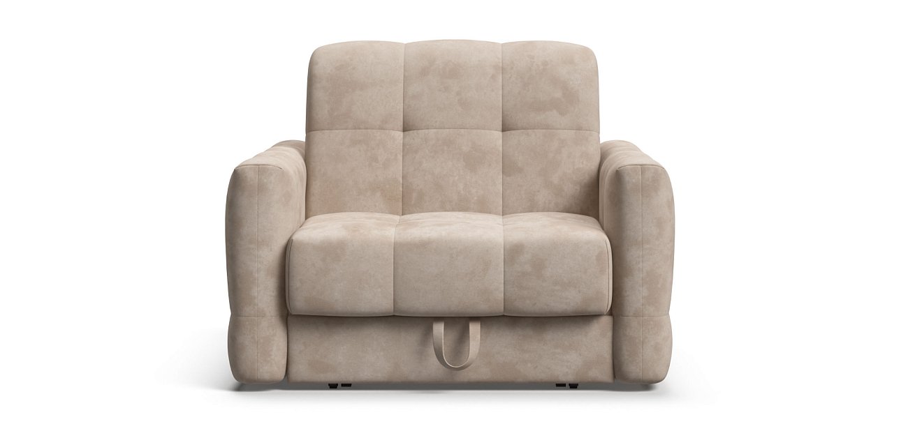 Босс Слип кресло-кровать велюр Алькантара пепел