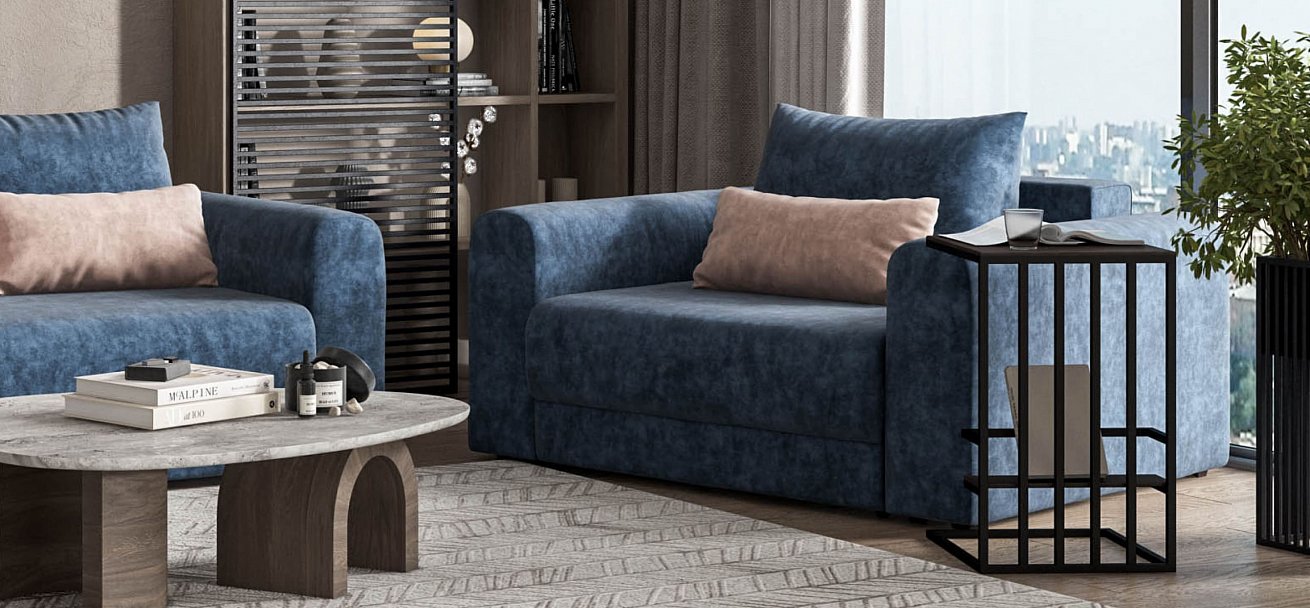 Кресло Ричмонд Модуль велюр Роял синий