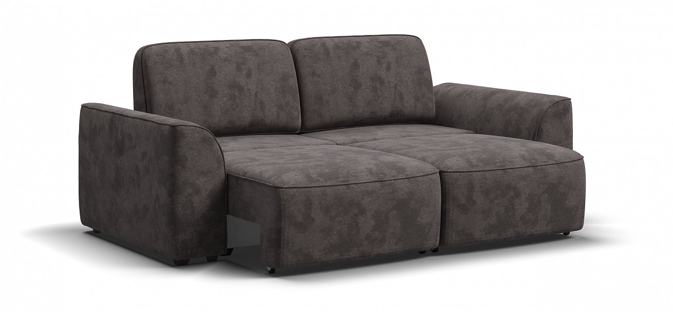 Диван Кинг Модуль велюр Алькантара серый