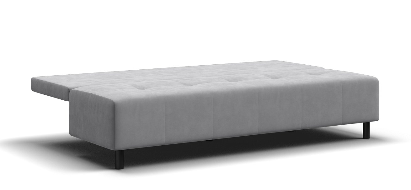 Диван Бостон Мини велюр Монолит сталь