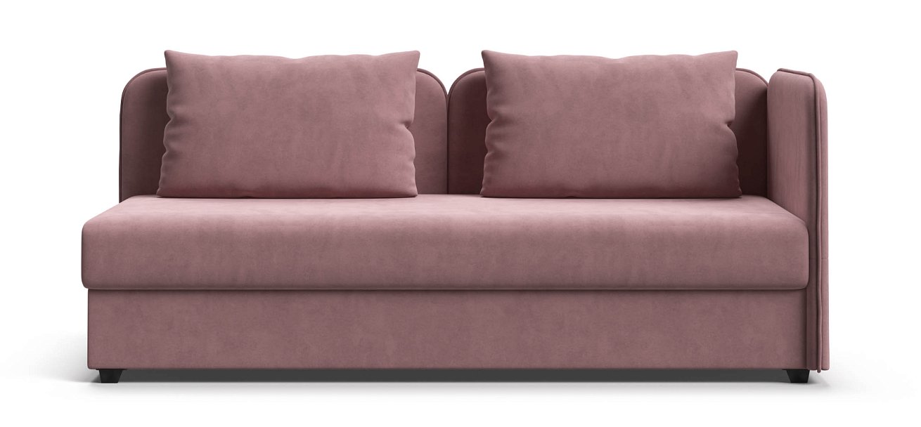 Тахта Ирис велюр Монолит розовый