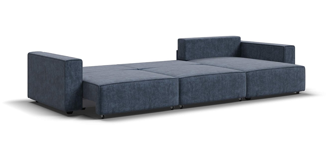 Угловой диван Босс Софт Модуль Макс велюр Роял синий