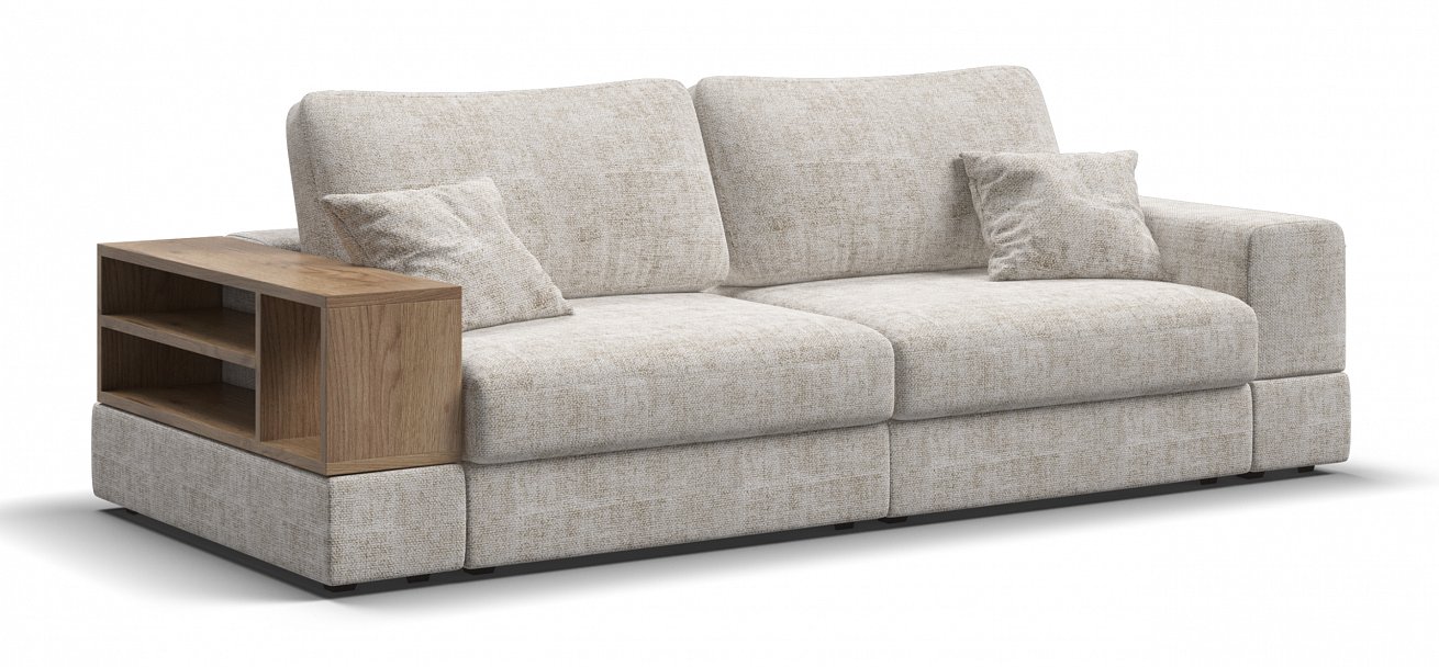 Диван-кровать Босс Модуль Шенилл Смарт кварц