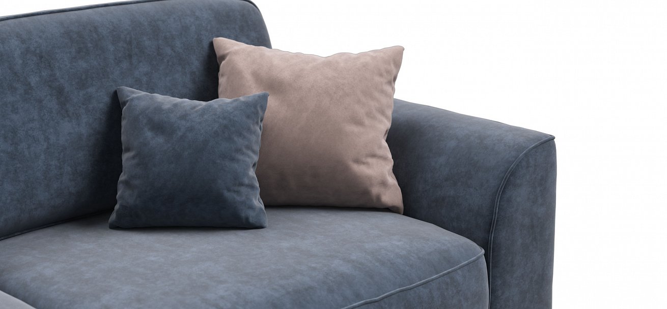 Диван Кинг Модуль велюр Роял синий