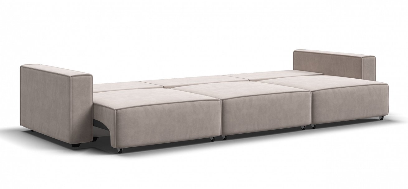 Диван Босс Софт Модуль Макс велюр Монолит латте